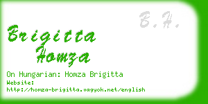 brigitta homza business card